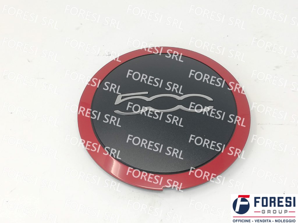 FIAT: LEGA RUOTA CENTRO CAP/TRIM CON FINITURE ROSSO 51877477