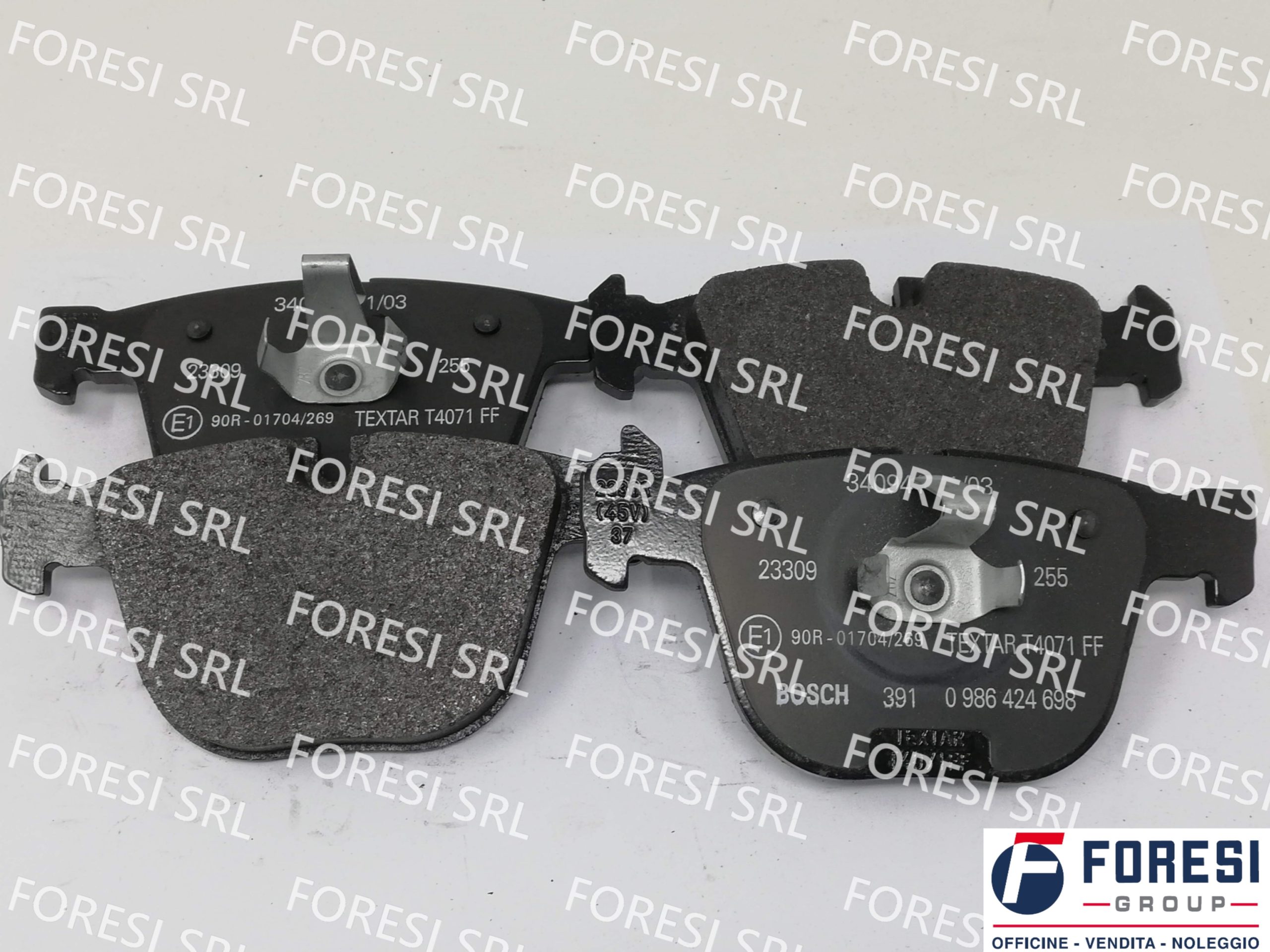 BOSCH: KIT PASTIGLIE FRENO A DISCO 0986424698