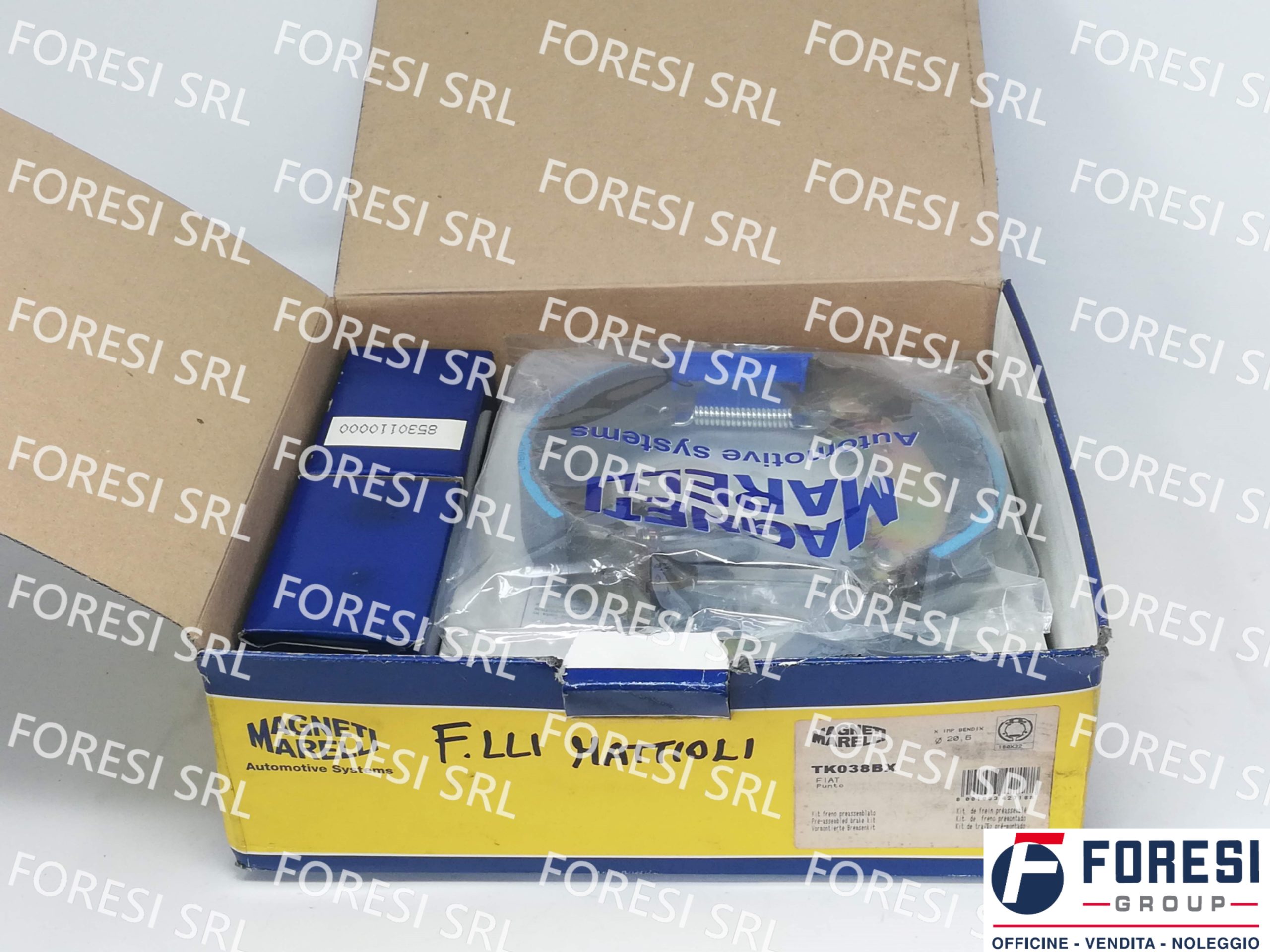 MAGNETI MARELLI: KIT GANASCE FRENO TK038BX