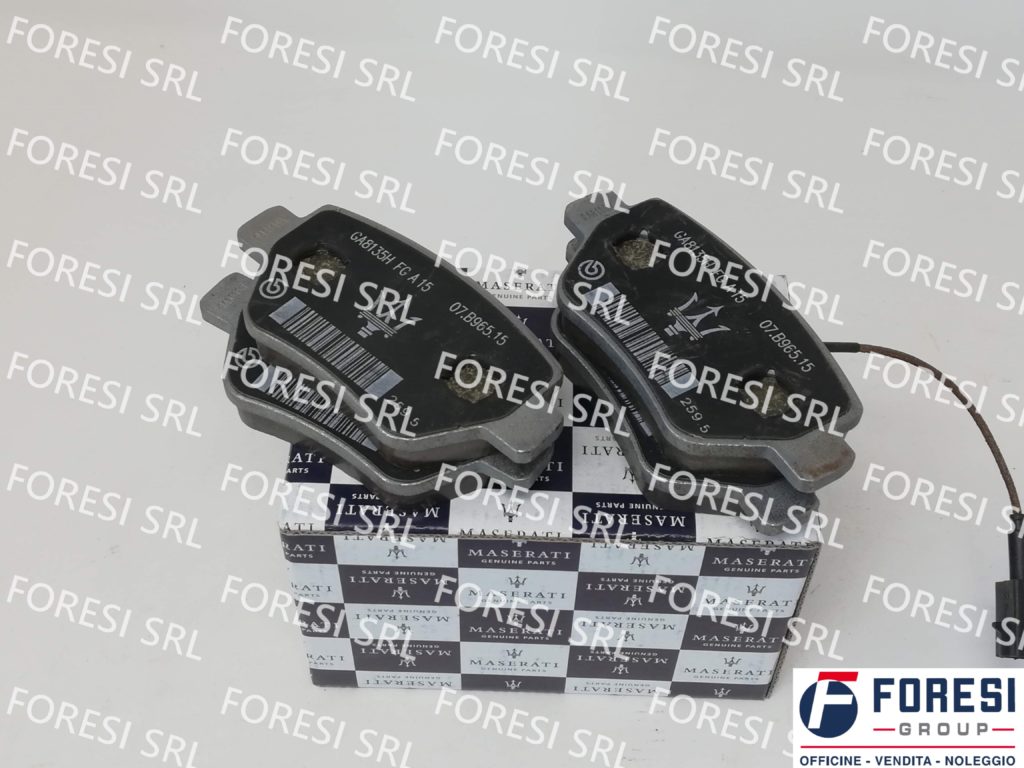 KIT PASTIGLIE FRENI POSTERIORI 980156042