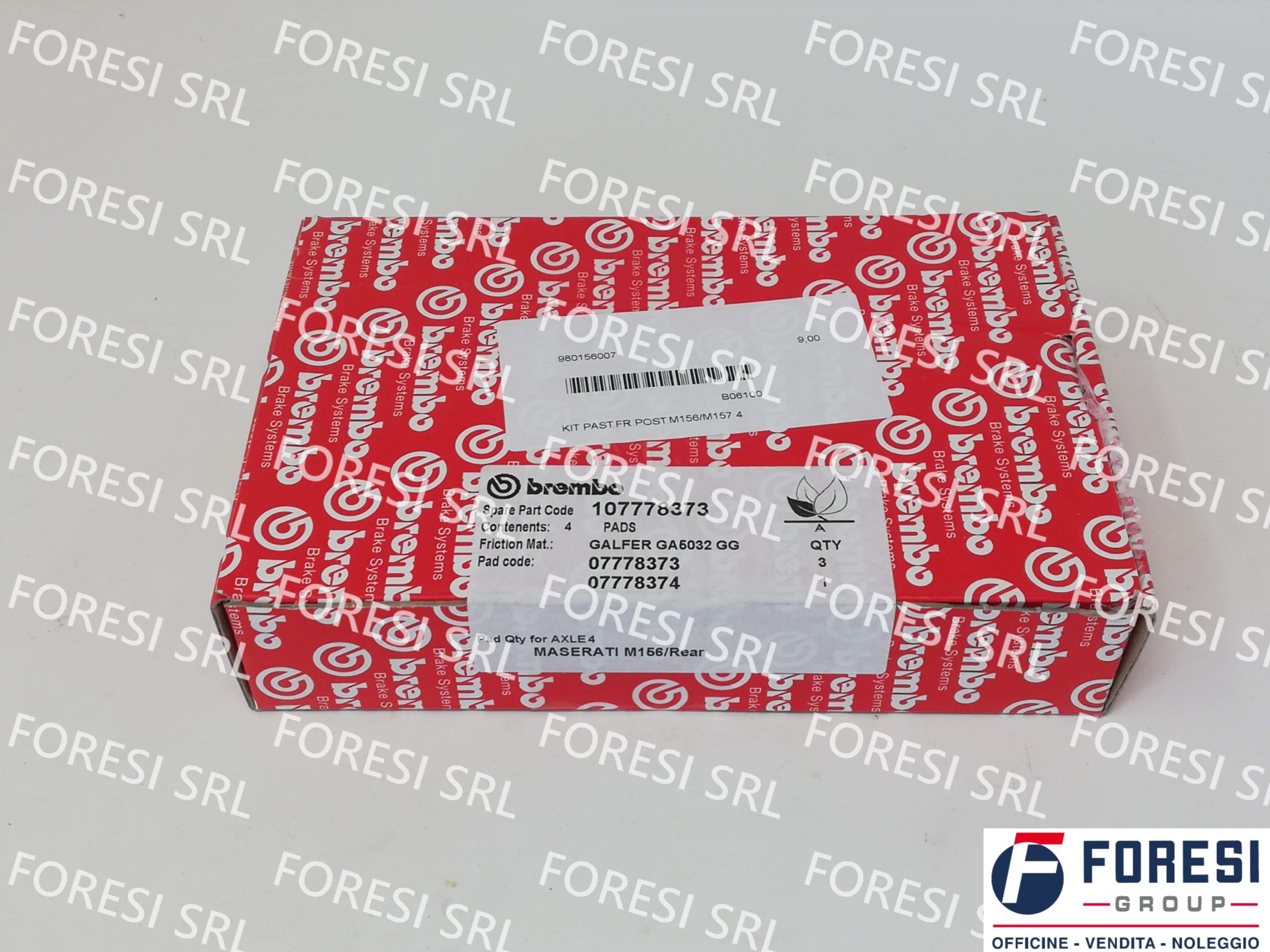 KIT PASTIGLIE FRENI POSTERIORI 673010325