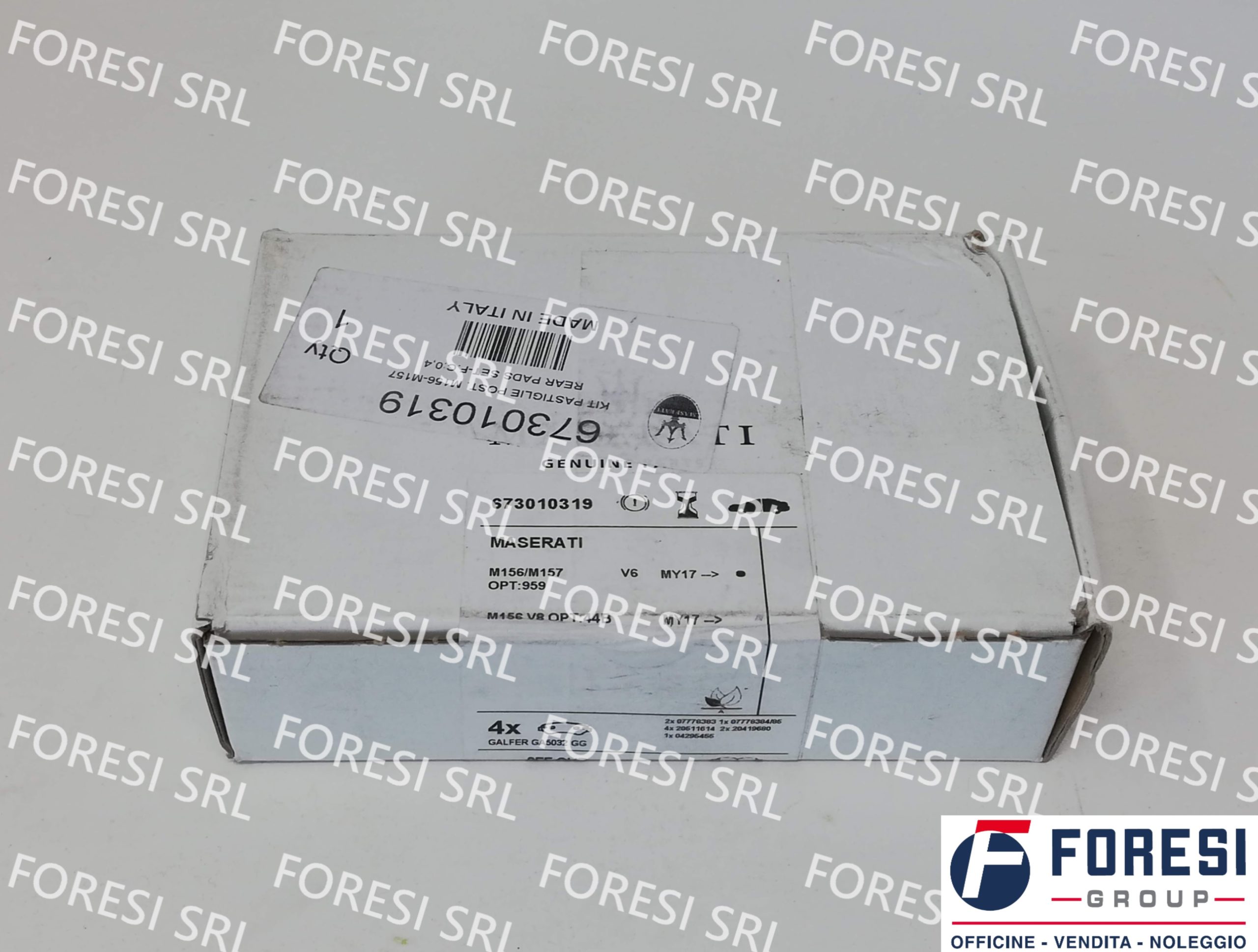 KIT PASTIGLIE FRENO POSTERIORE 673010319